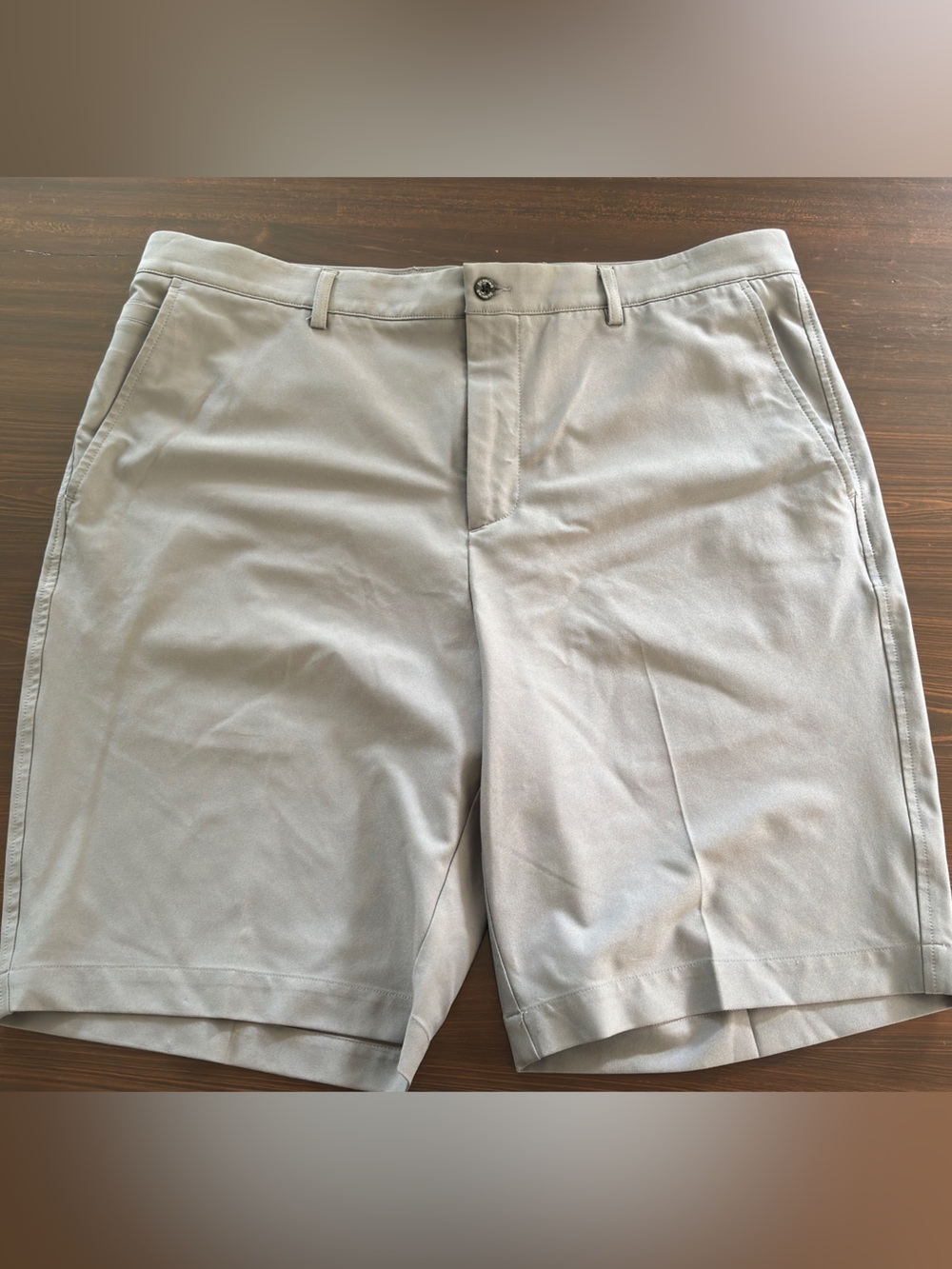 Dunning Men's Golf Shorts - Light Gray Size 36